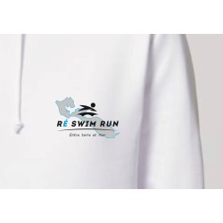 Sweat Capuche Officiel "Ré swim run entre terre et mer"